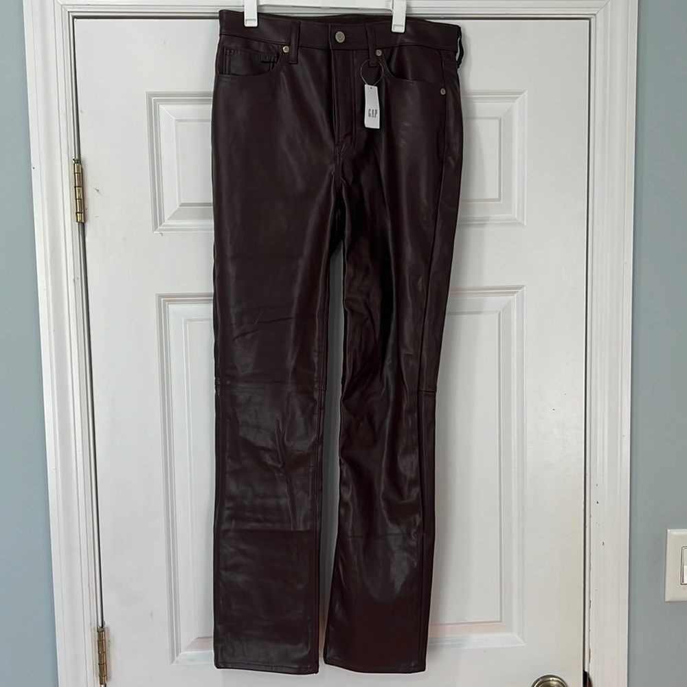 Brown Leather Pants